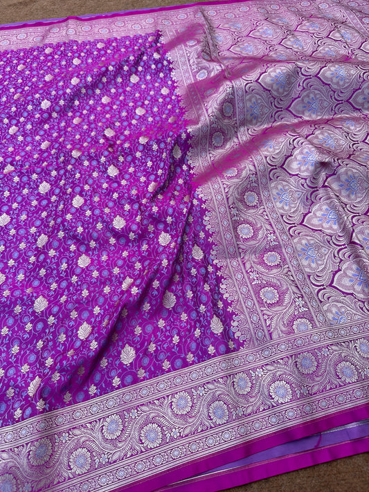Banarasi mashru katan silk saree. Mk103