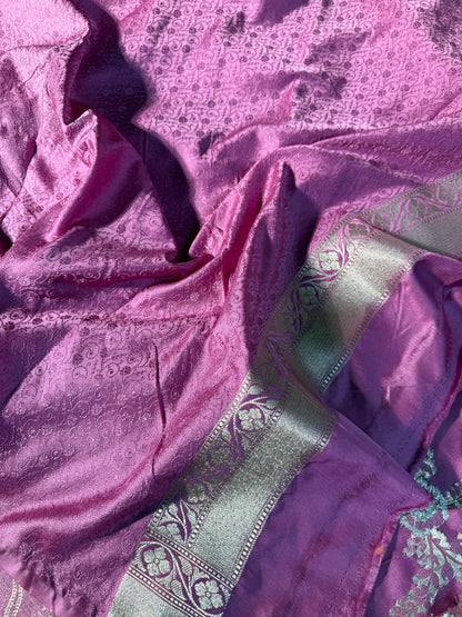 Premium Banarasi Mashru katan silk saree MK174