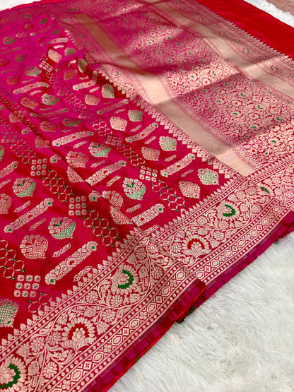 Banarasi Mashru katan silk saree MK150