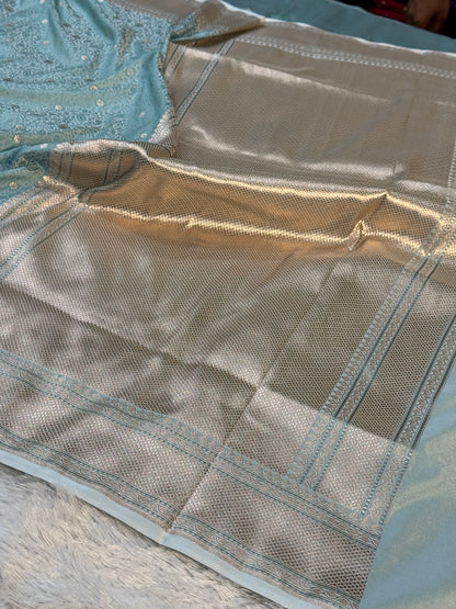 Premium Banarasi Mashru katan silk MK181