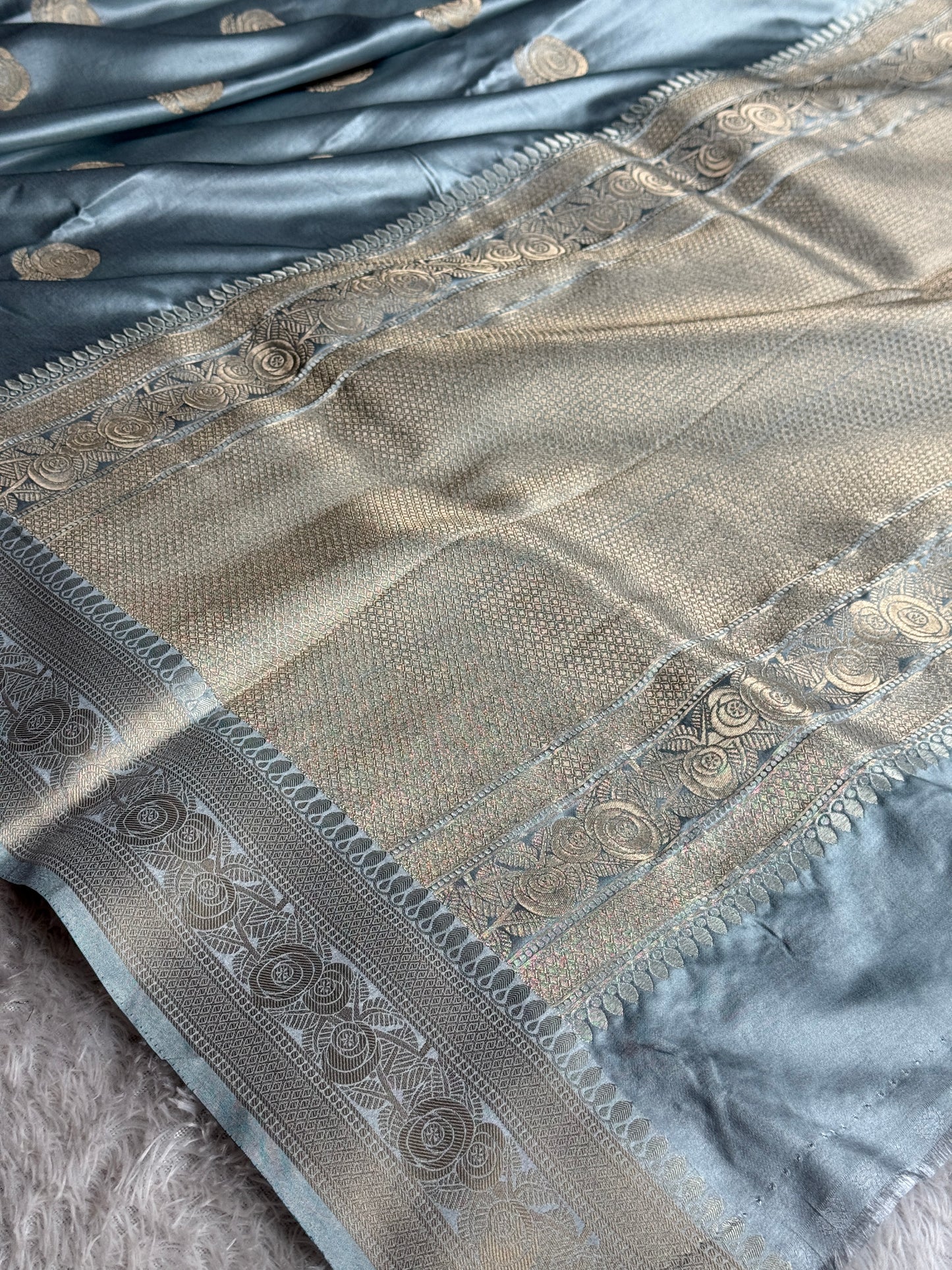 Premium Banarasi Mashru katan silk saree MK288