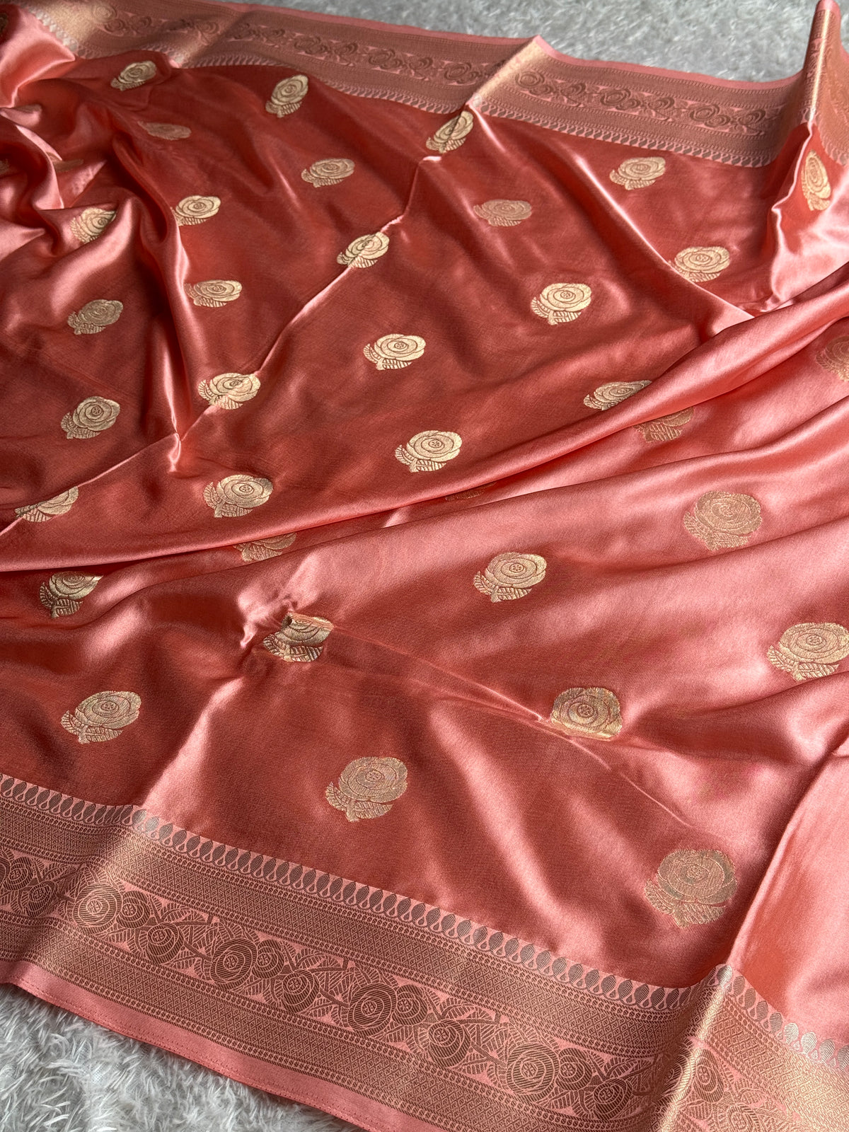 Premium Banarasi Mashru katan silk saree MK288