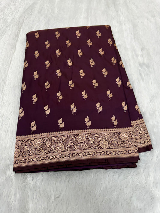 Banarasi mashru katan silk saree MK138