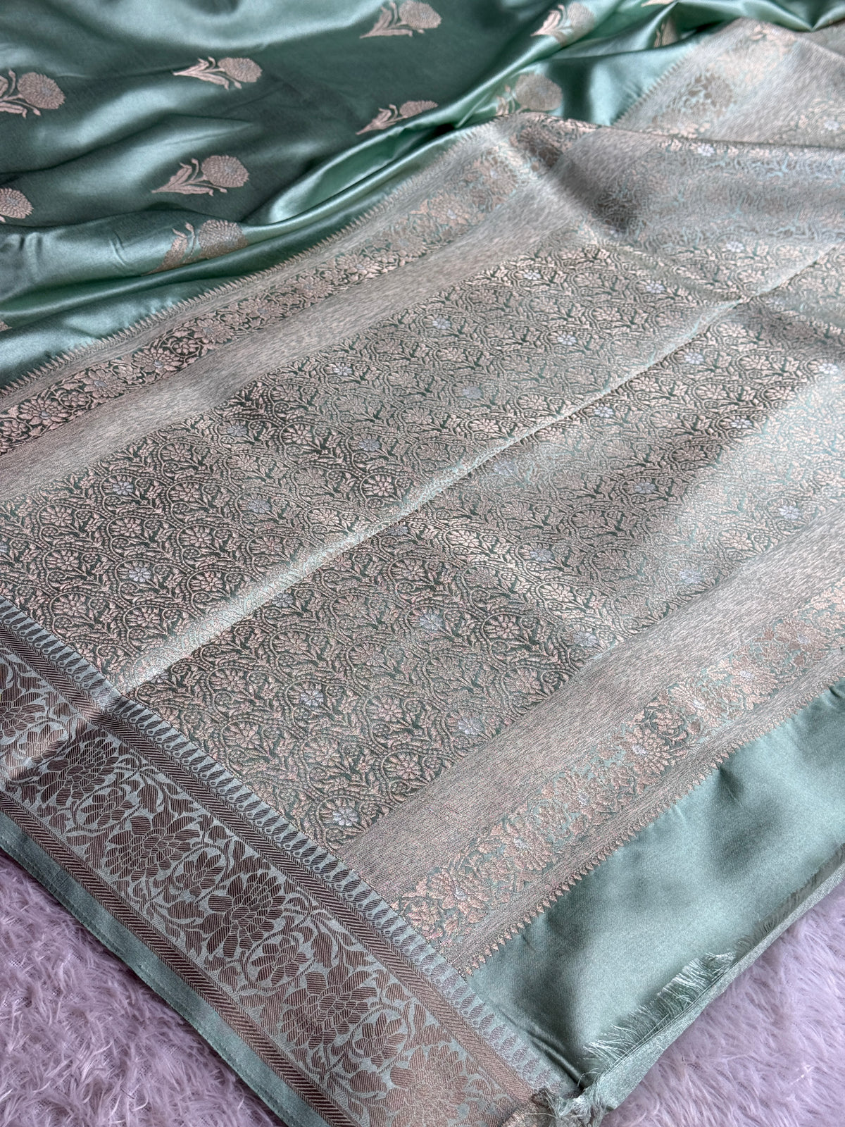Premium Banarasi Mashru katan silk saree MK289