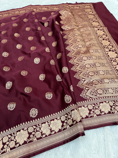 Banarasi Mashru katan silk saree MK143