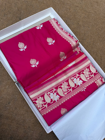 Banarasi mashru katan silk saree - Mk115