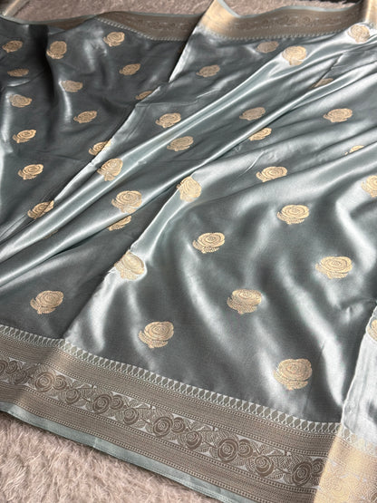 Premium Banarasi Mashru katan silk saree MK288
