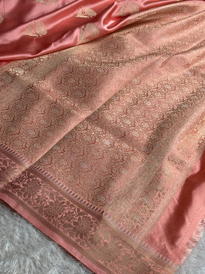 Premium Banarasi Mashru katan silk saree MK289