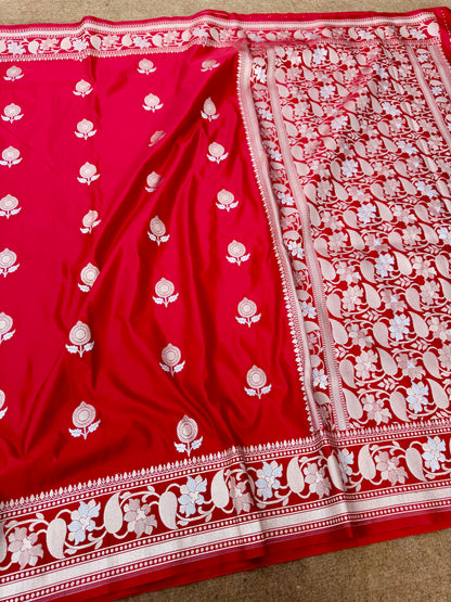 Banarasi mashru katan silk saree - Mk115