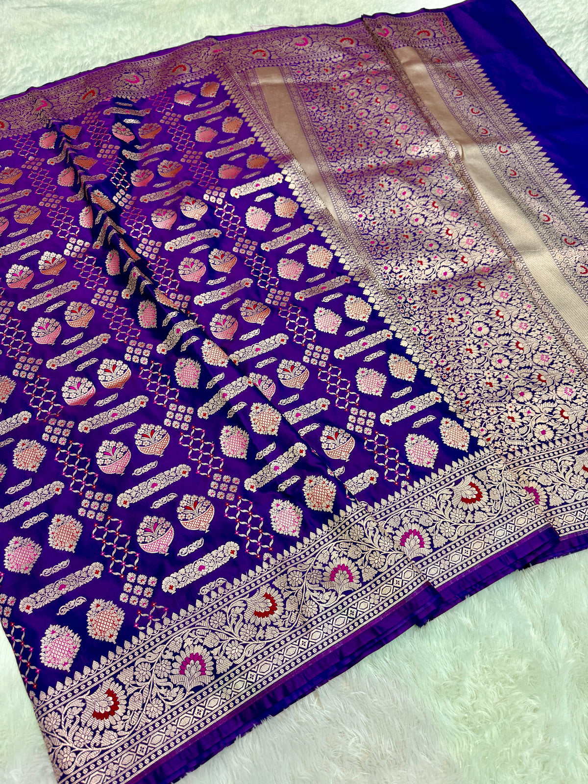 Banarasi Mashru katan silk saree MK150