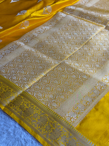 Premium Banarasi Mashru katan silk saree MK289