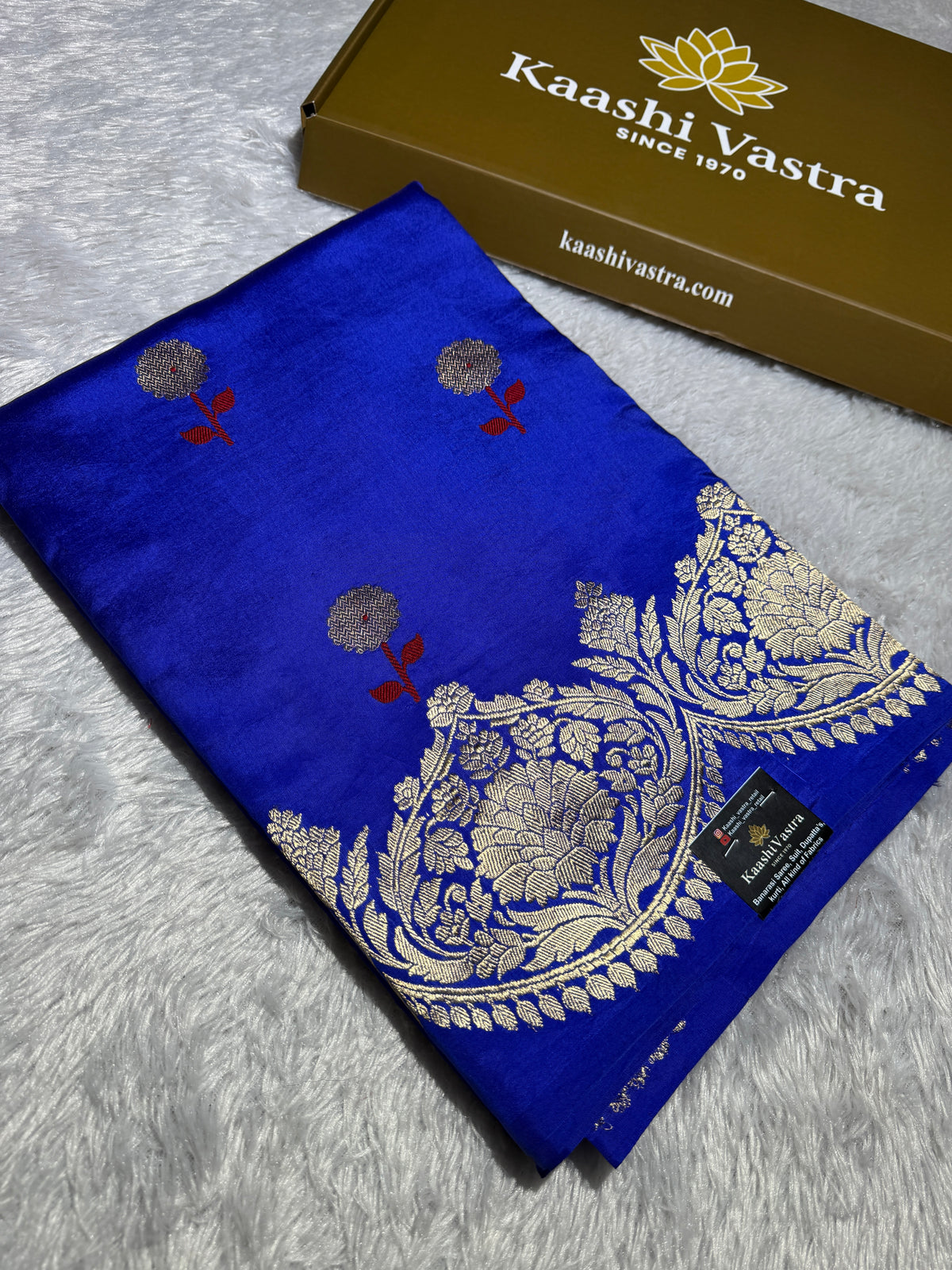 Pure handloom Banarasi katan silk saree