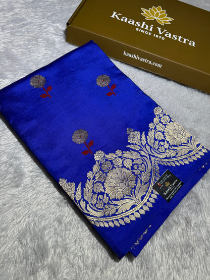 Pure handloom Banarasi katan silk saree