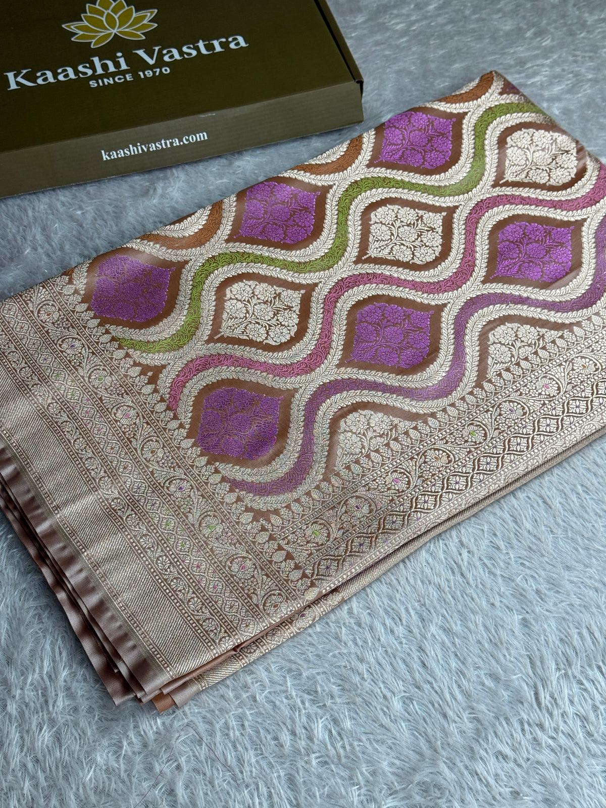 Premium Banarasi tilfi Mashru katan silk saree MK206