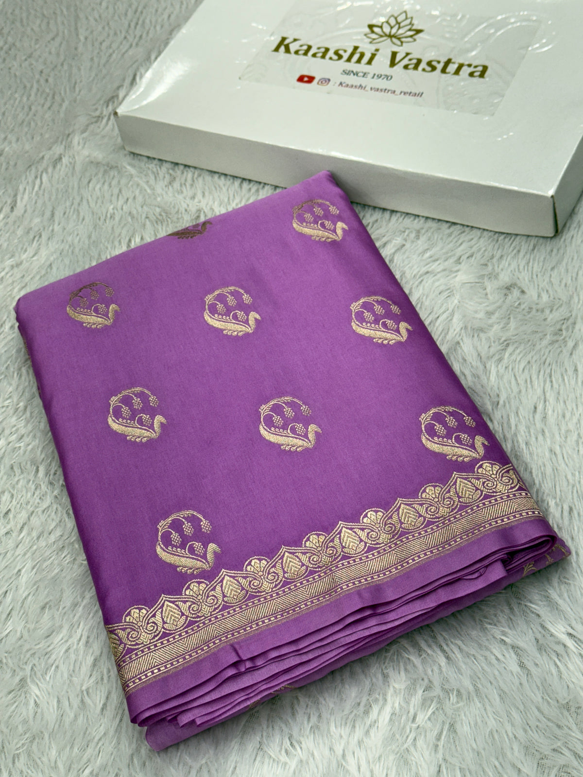 Premium Banarasi Mashru katan silk saree MK196
