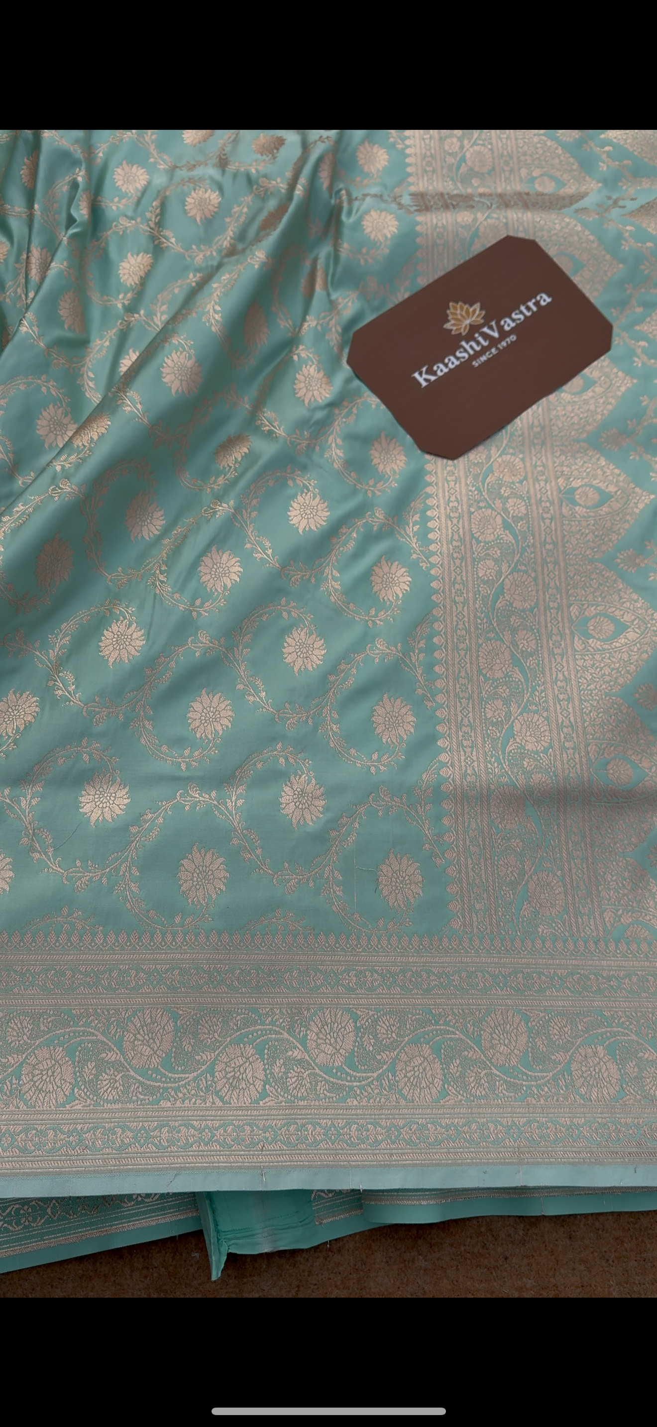 BANARASI MASHRU KATAN SILK SAREE.                                             MK111