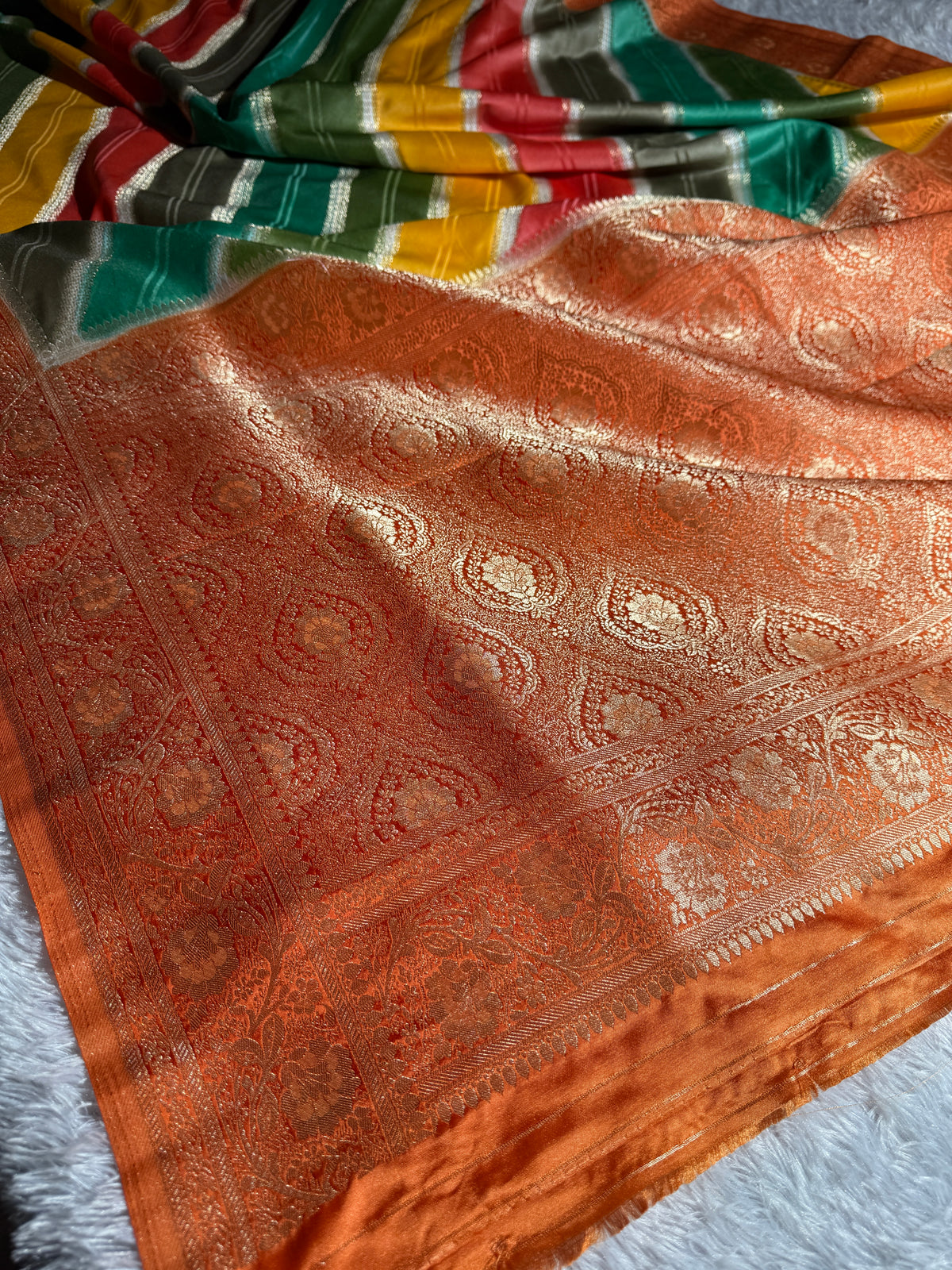 Rangkat premium Banarasi Mashru katan silk saree MK215