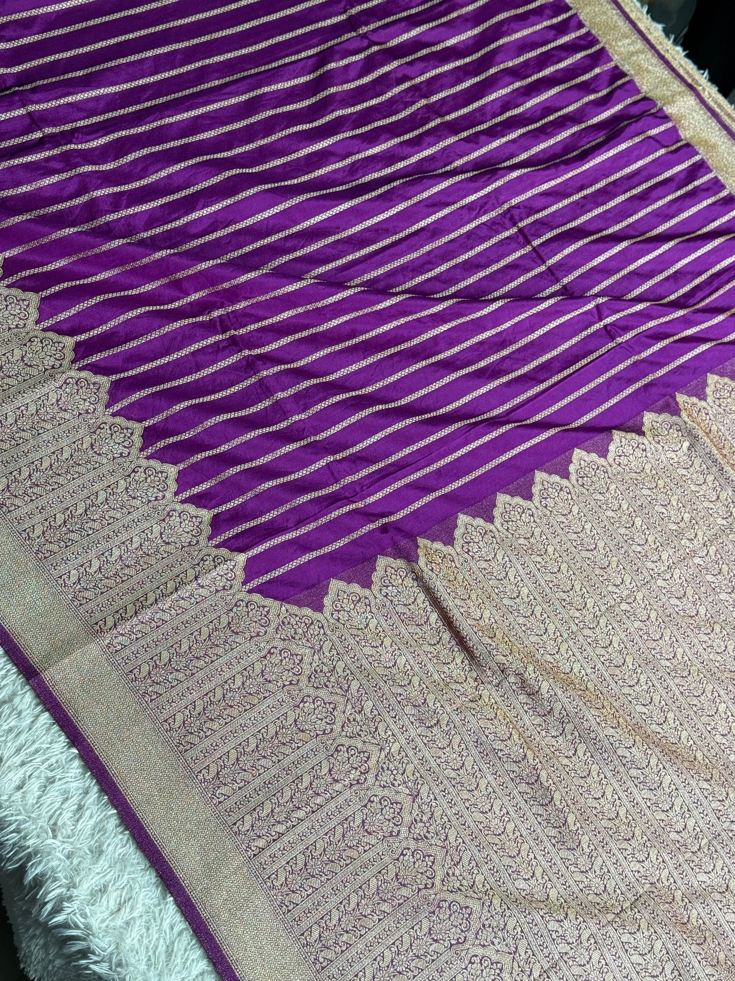 Banarasi crepe georgette silk saree CG101