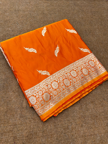 Banarasi mashru katan silk saree.   Mk113