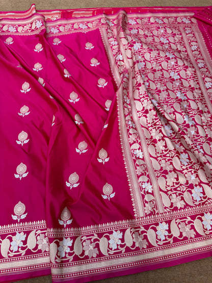 Banarasi mashru katan silk saree - Mk115