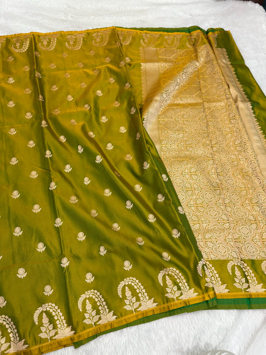 Banarasi Mashru katan silk saree MK145
