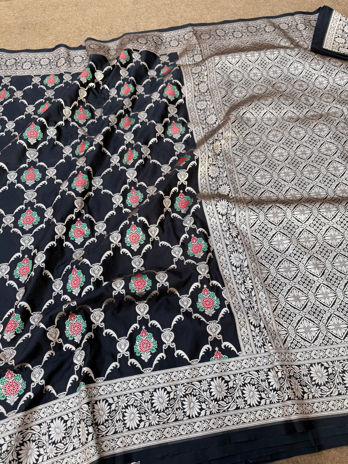 Mashru katan silk saree MK123