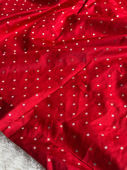 Black color premium Banarasi Mashru katan silk saree MK235