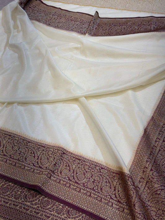 Banarasi crep georgette silk saree CR116