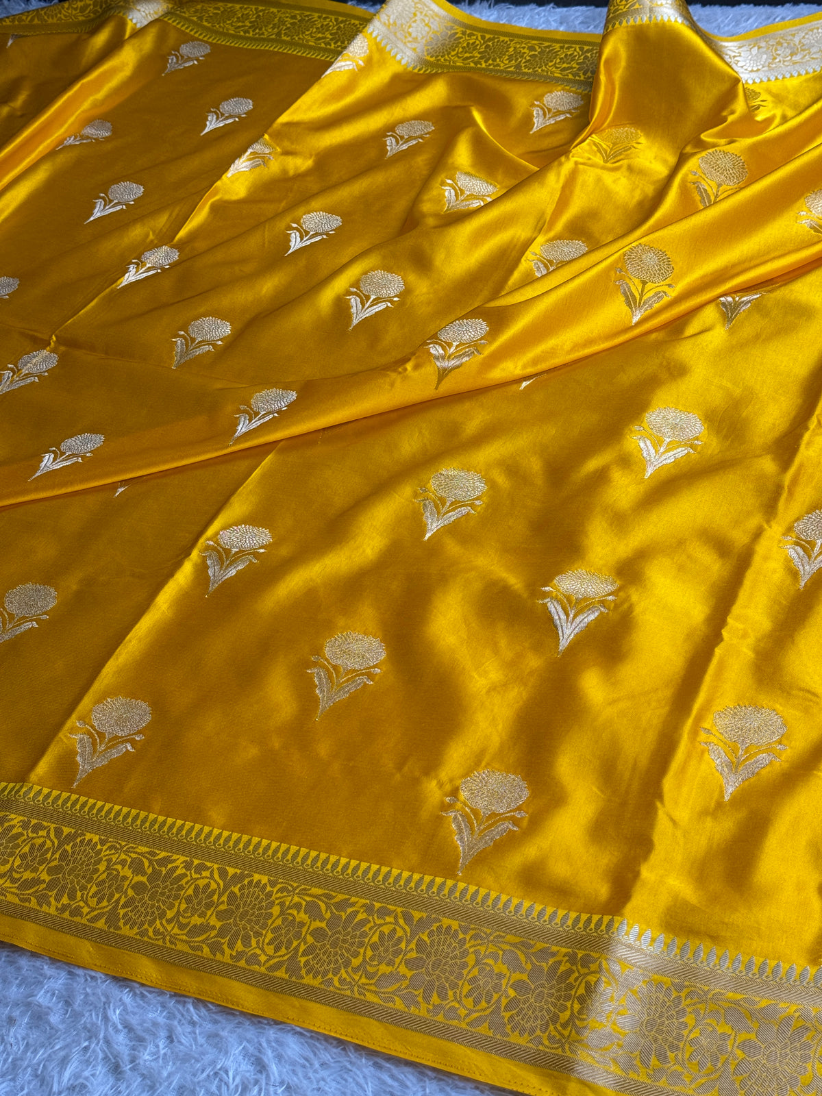 Premium Banarasi Mashru katan silk saree MK289