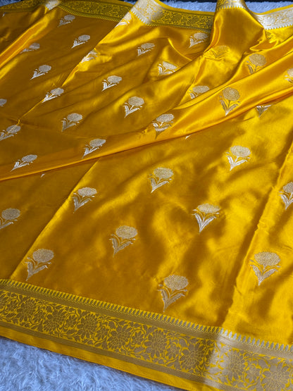 Premium Banarasi Mashru katan silk saree MK289