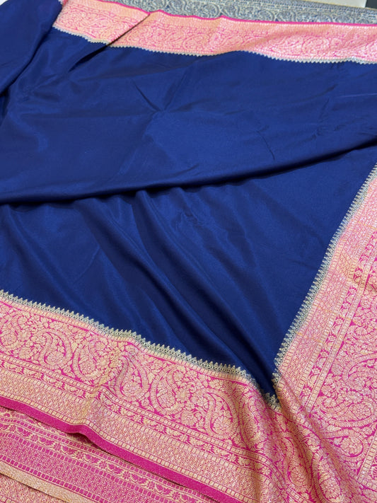 Banarasi crep georgette silk saree CR116