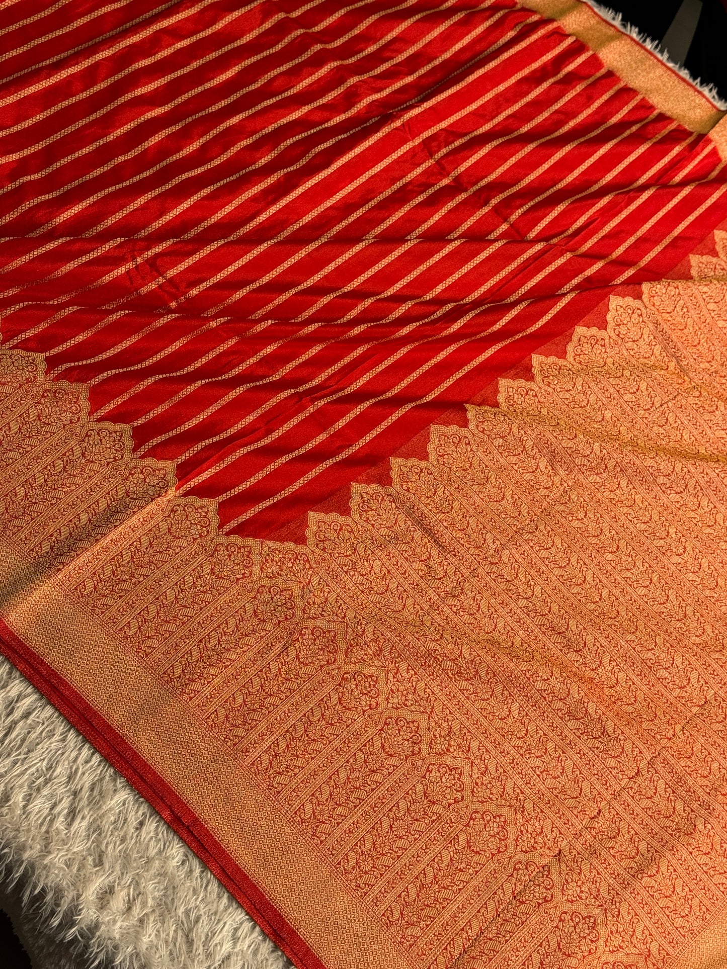 Banarasi crepe georgette silk saree CG101