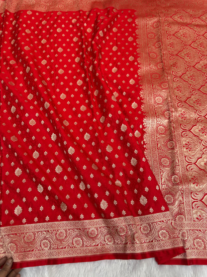 Banarasi mashru katan silk saree.    Mk103