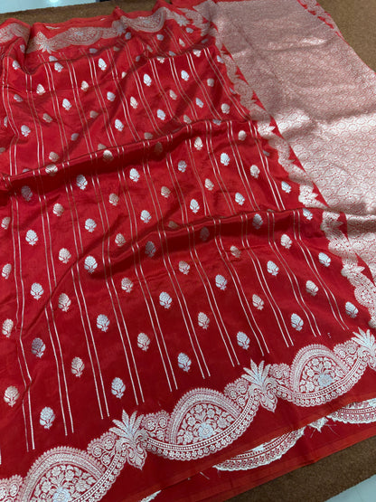 Banarasi katan georgette silk saree RM101