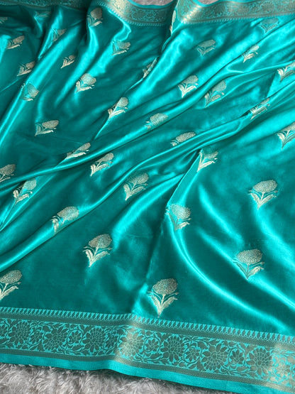 Premium Banarasi Mashru katan silk saree MK289