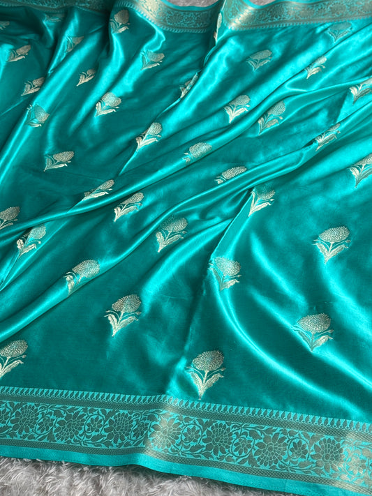Premium Banarasi Mashru katan silk saree MK289