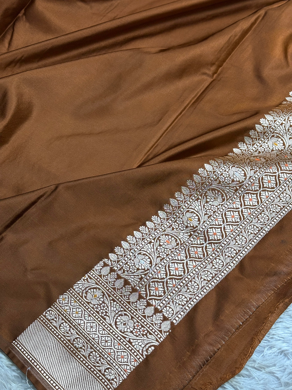 Premium Banarasi tilfi Mashru katan silk saree MK206