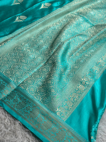 Premium Banarasi Mashru katan silk saree MK289