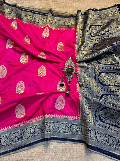 Banarasi mulberry cotton silk saree MB108